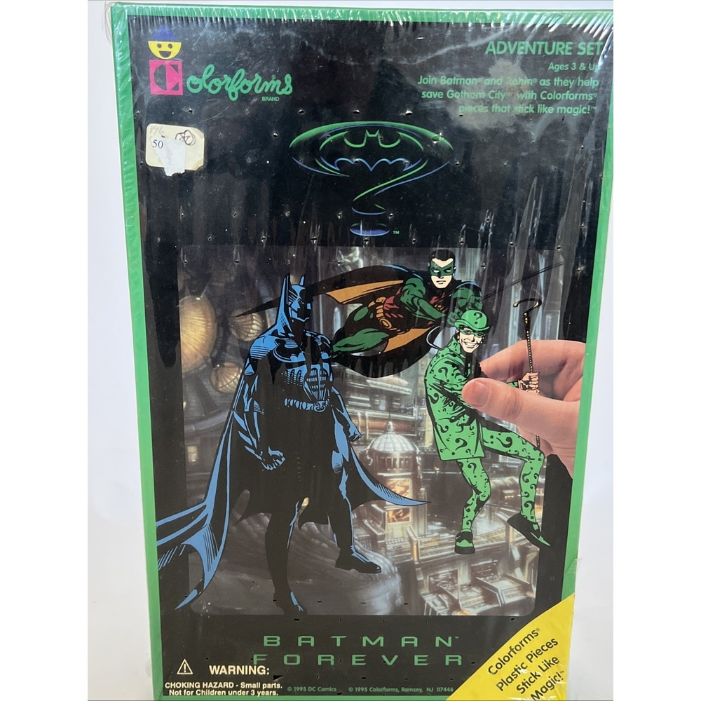 Sealed 1995 Batman Forever Colorforms Set Sealed DC Comics Toy
